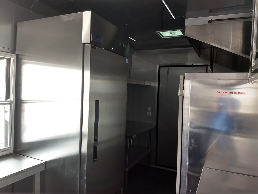 8.5' x 22' Black Out Concession Food Trailer With Appliances