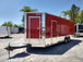 8.5' x 24' Red Concession Food Trailer With Appliances