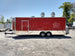 8.5' x 24' Red Concession Food Trailer With Appliances