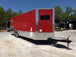 8.5' x 24' Red Concession Food Trailer With Appliances