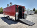 8.5' x 24' Red Concession Food Trailer With Appliances