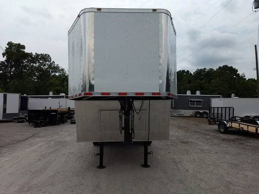 Enclosed Trailer 8.5' X 30' Red and White Custom Event Storage - SLE Equipment - 2