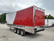 Enclosed Trailer 8.5' X 30' Red and White Custom Event Storage - SLE Equipment - 5