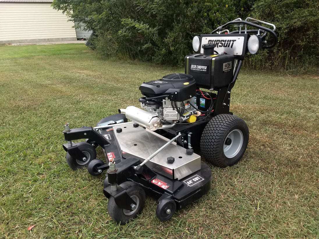 Dixie Chopper 1844D Walk Behind Mower Pursuit front angle view