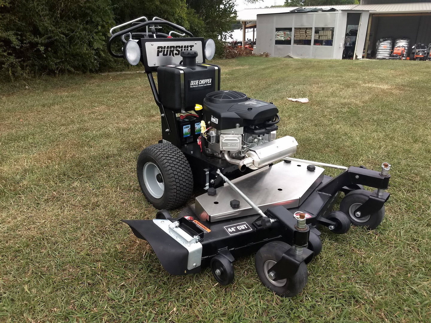 Dixie Chopper 1844D Walk Behind Mower Pursuit front angle view