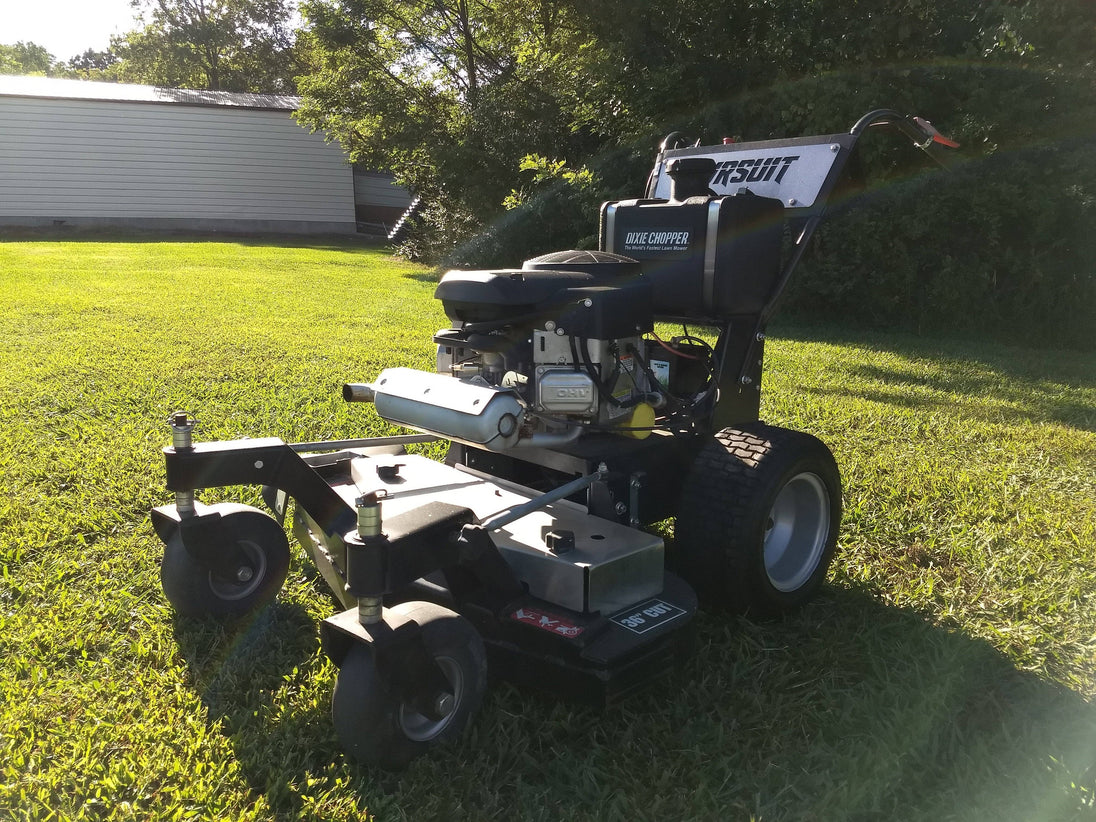 Dixie Chopper 1836S Walk Behind Mower Pursuit front angle view