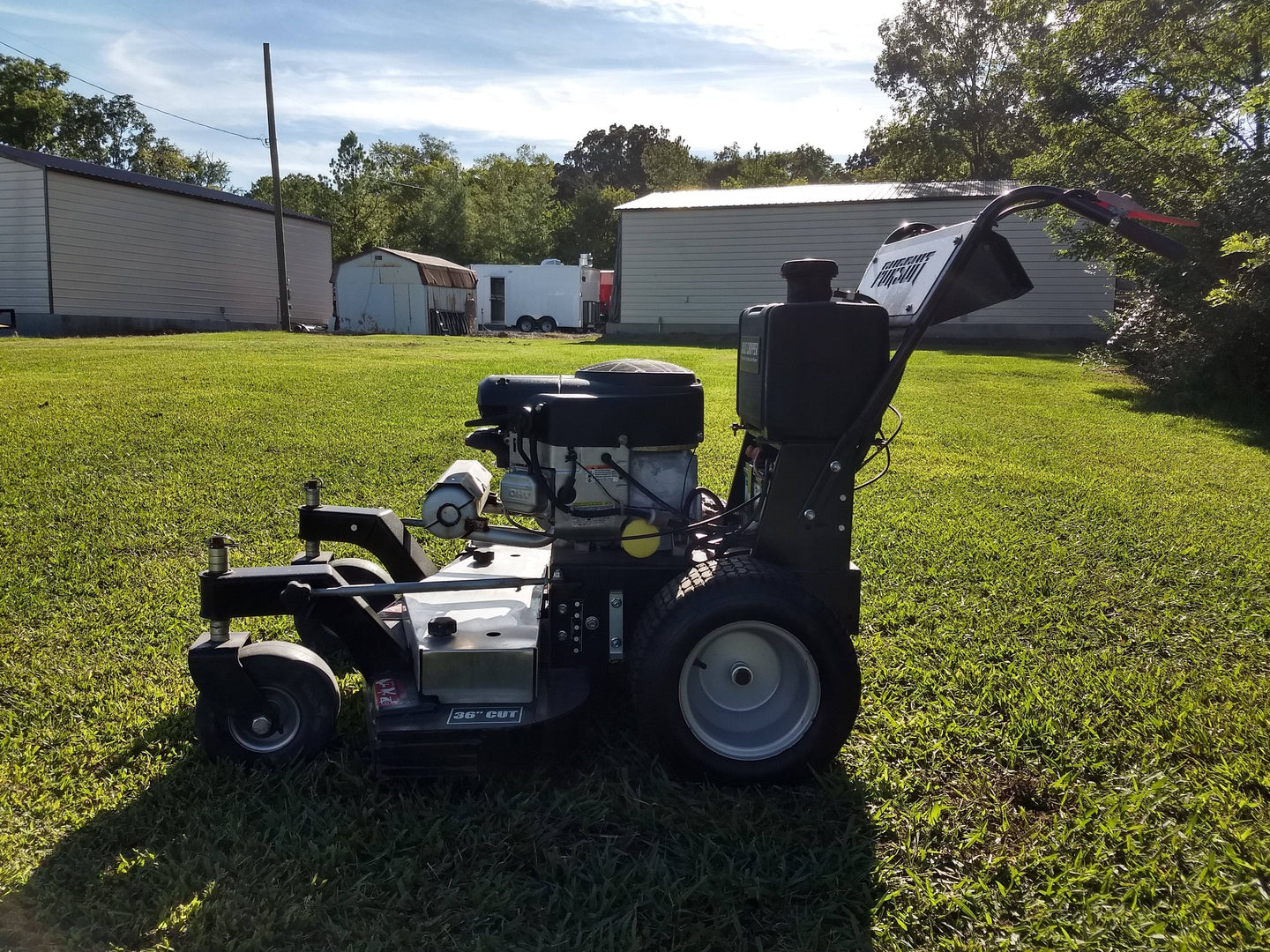 Dixie Chopper 1836S Walk Behind Mower Pursuit front angle view