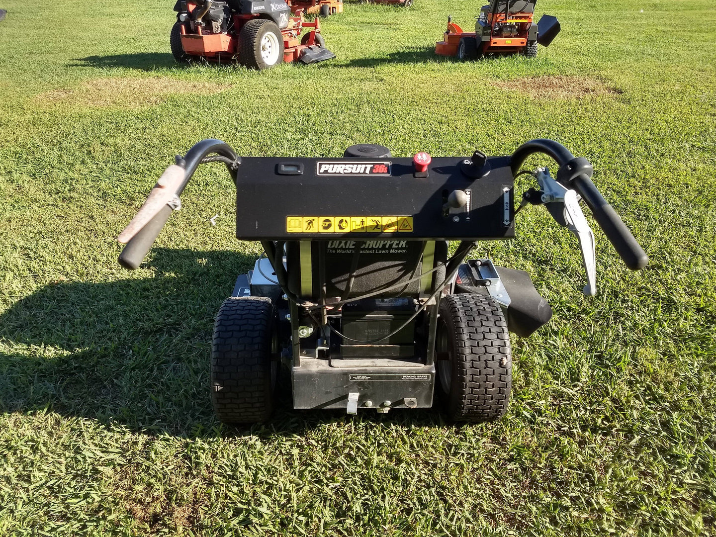 Dixie Chopper 1836S Walk Behind Mower Pursuit front angle view
