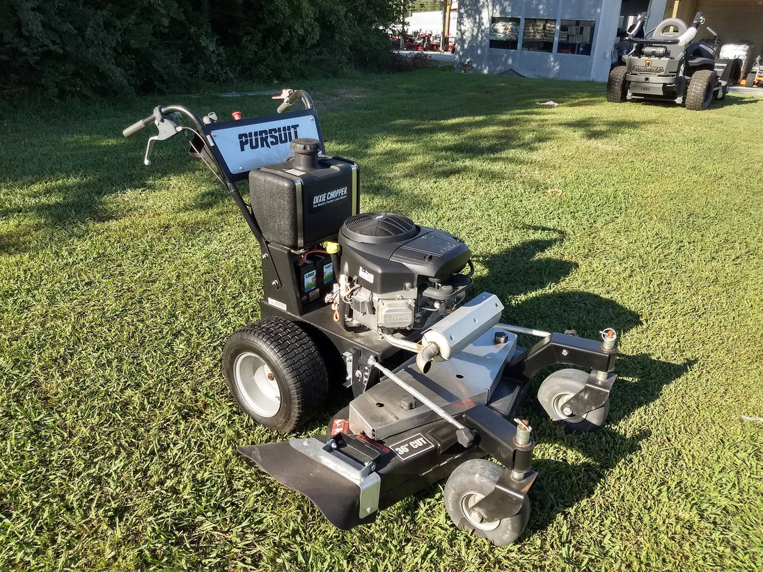 Dixie Chopper 1836S Walk Behind Mower Pursuit front angle view
