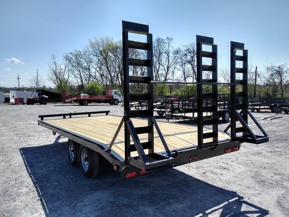 Utility Trailer 8.5' X 18' Deck Over With Three Ramps