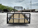 Utility Trailer 6.4' X 18' Tandem Dovetail With Cage