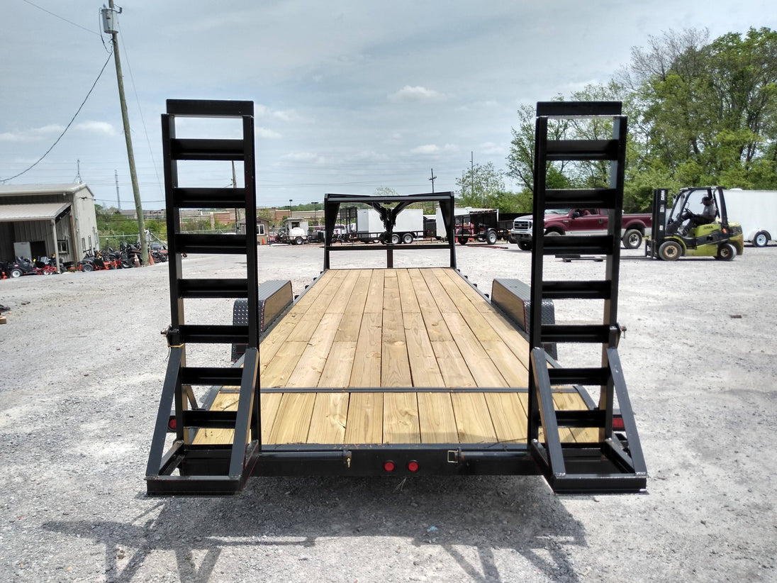 Equipment Utility Trailer 7' X 24' Dovetail Gooseneck 1
