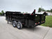 Gooseneck Dump Trailer 7' X 16' Hydraulic 3 ft Sides Mulch