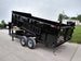 Gooseneck Dump Trailer 7' X 16' Hydraulic 3 ft Sides Mulch