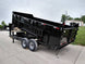 Gooseneck Dump Trailer 7' X 16' Hydraulic 3 ft Sides Mulch