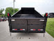 Gooseneck Dump Trailer 7' X 16' Hydraulic 3 ft Sides Mulch