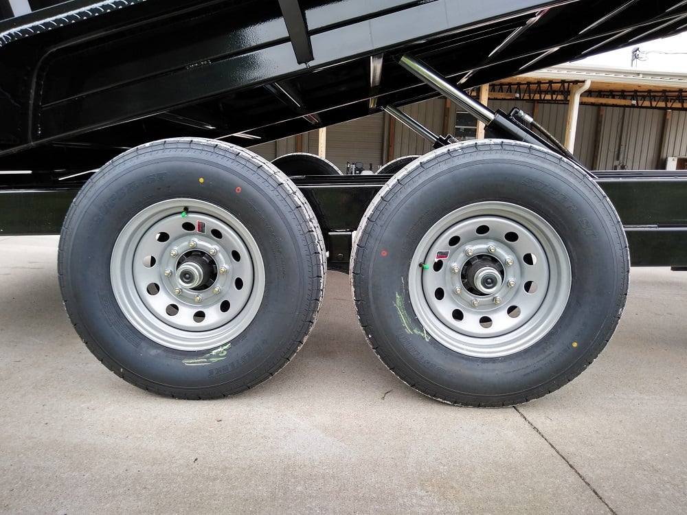 Gooseneck Dump Trailer 7' X 16' Hydraulic 3 ft Sides Mulch
