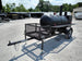 Smoker Trailer 14FT Reverse Flow Wood Cage BBQ Cooker