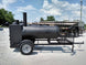 Smoker Trailer 14FT Reverse Flow Wood Cage BBQ Cooker