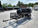 Smoker Trailer 14FT Reverse Flow Wood Cage BBQ Cooker