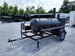 Smoker Trailer 12FT Reverse Flow Wood Cage BBQ Cooker