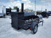 Smoker Trailer 12FT Reverse Flow Wood Cage BBQ Cooker