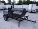 Smoker Trailer 12FT Reverse Flow Wood Cage BBQ Cooker