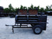 Smoker Trailer 12FT Reverse Flow Wood Cage BBQ Cooker