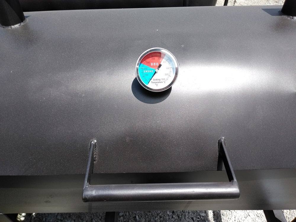 Smoker Trailer 12FT Reverse Flow Wood Cage BBQ Cooker
