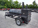 Smoker Trailer 14FT Wood Cage Reverse Flow BBQ Cooker