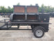 Smoker Trailer 14FT Wood Cage Reverse Flow BBQ Cooker