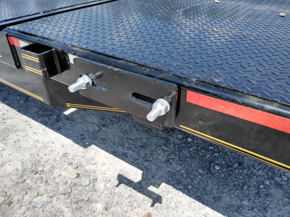 Equipment Trailer 6.4' X 20' Split Deck Tilt Bed Car Hauler