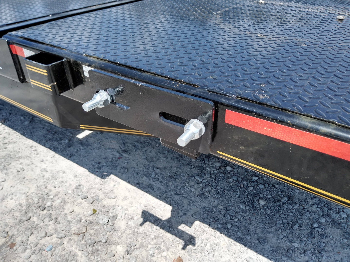 Equipment Trailer 6.4' X 20' Split Deck Tilt Bed Car Hauler