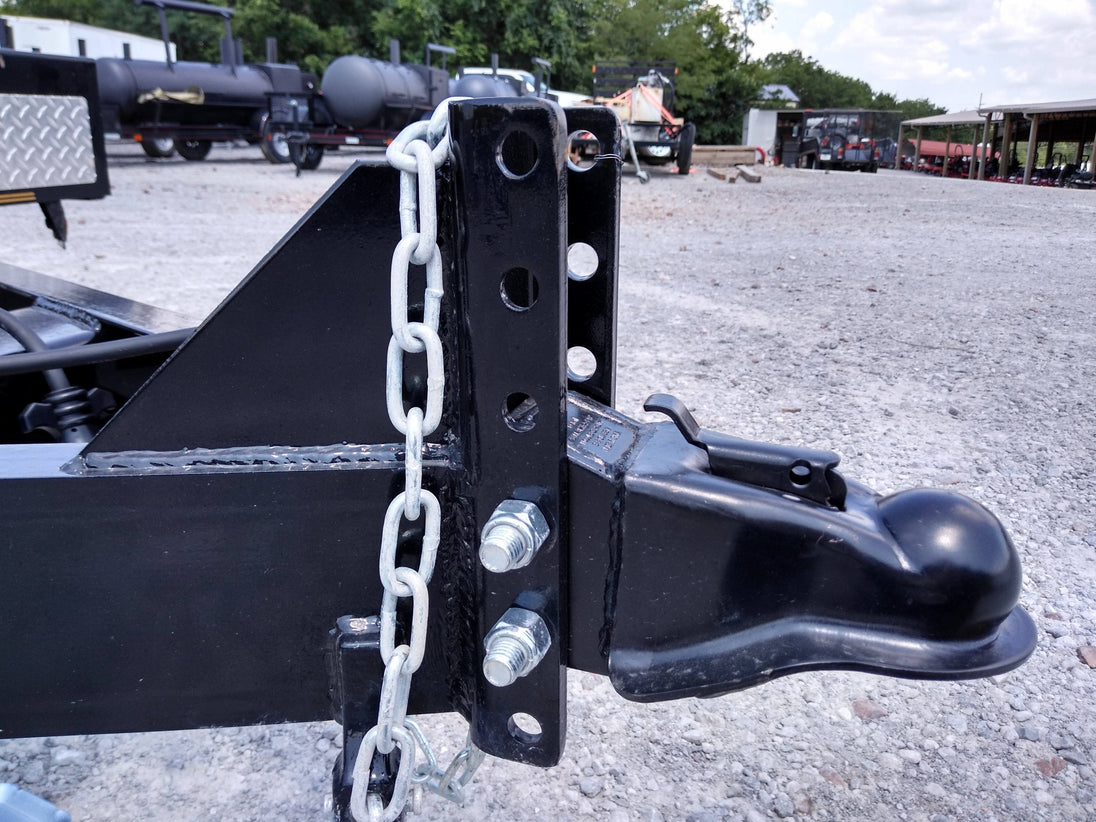 Equipment Trailer 6.4' X 20' Split Deck Tilt Bed Car Hauler