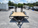 Equipment Trailer 7' X 14' Straight Deck With Drop Ramps