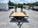 Equipment Trailer 7' X 14' Straight Deck With Drop Ramps