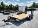 Equipment Trailer 7' X 14' Straight Deck With Drop Ramps