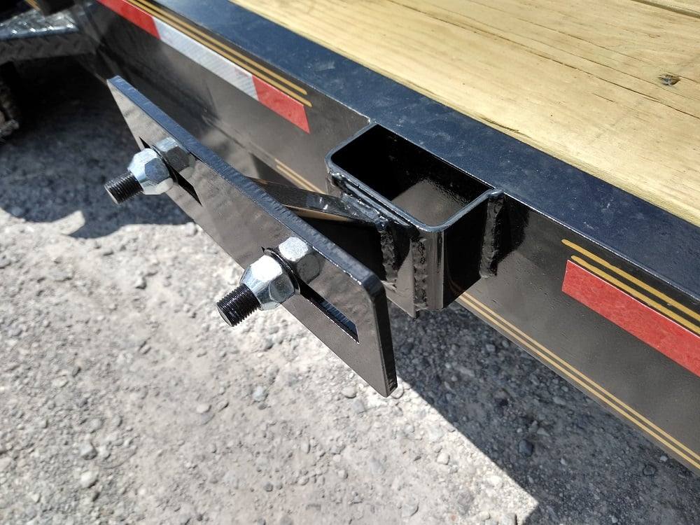 Equipment Trailer 7' X 14' Straight Deck With Drop Ramps