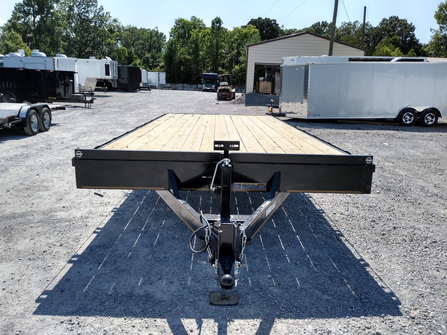 Equipment Trailer 8.5 X 20 Tandem Flat Bed Deckover