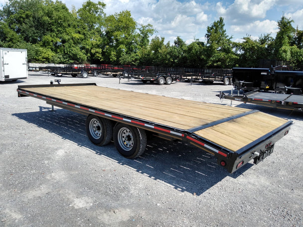 Equipment Trailer 8.5 X 20 Tandem Flat Bed Deckover