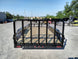 6.4' X 14' Tandem Axle Dove Tail Utility Trailer With Gate & Fenders