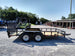 6.4' X 14' Tandem Axle Dove Tail Utility Trailer With Gate & Fenders