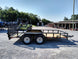 6.4' X 14' Tandem Axle Dove Tail Utility Trailer With Gate & Fenders