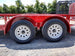 Utility Trailer Red 6.4' X 16' Dovetail Tandem Axle With Gate