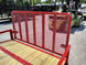 Utility Trailer Red 6.4' X 16' Dovetail Tandem Axle With Gate