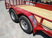 Utility Trailer Red 6.4' X 16' Dovetail Tandem Axle With Gate