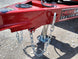 Utility Trailer Red 6.4' X 16' Dovetail Tandem Axle With Gate