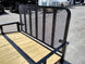 Utility Trailer Black 6.4' X 16' Dovetail Tandem Axle With Gate