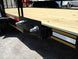 Utility Trailer Black 6.4' X 16' Dovetail Tandem Axle With Gate
