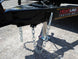 Utility Trailer Black 6.4' X 16' Dovetail Tandem Axle With Gate